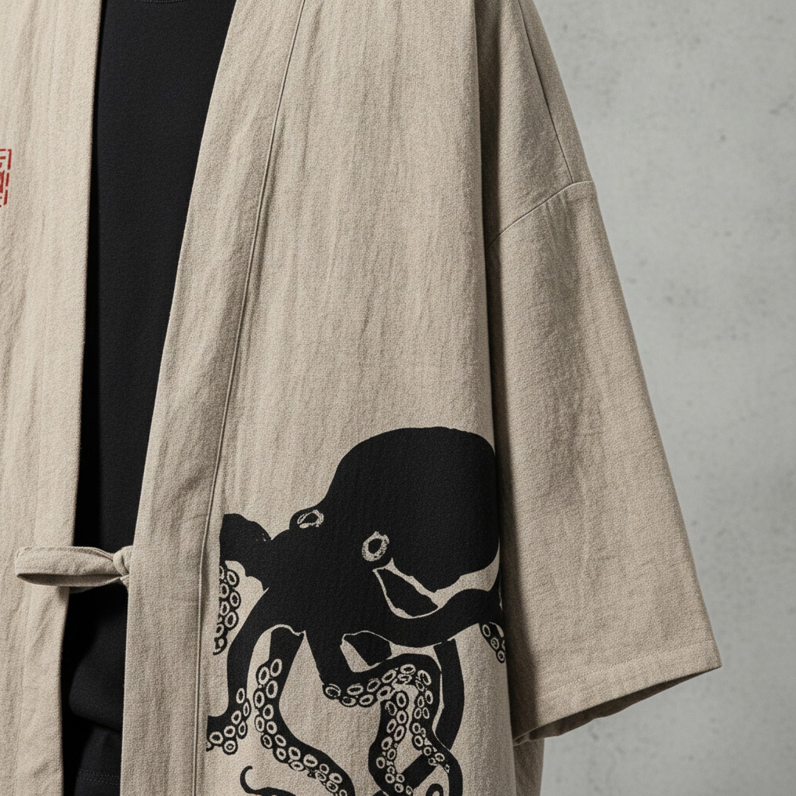 Haori Japonais Unisexe Coton Léger