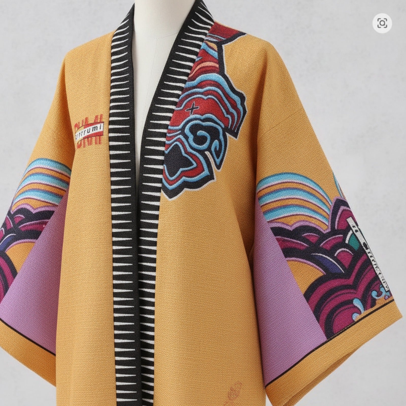 Veste Kimono Plumes : Élégance Bohème