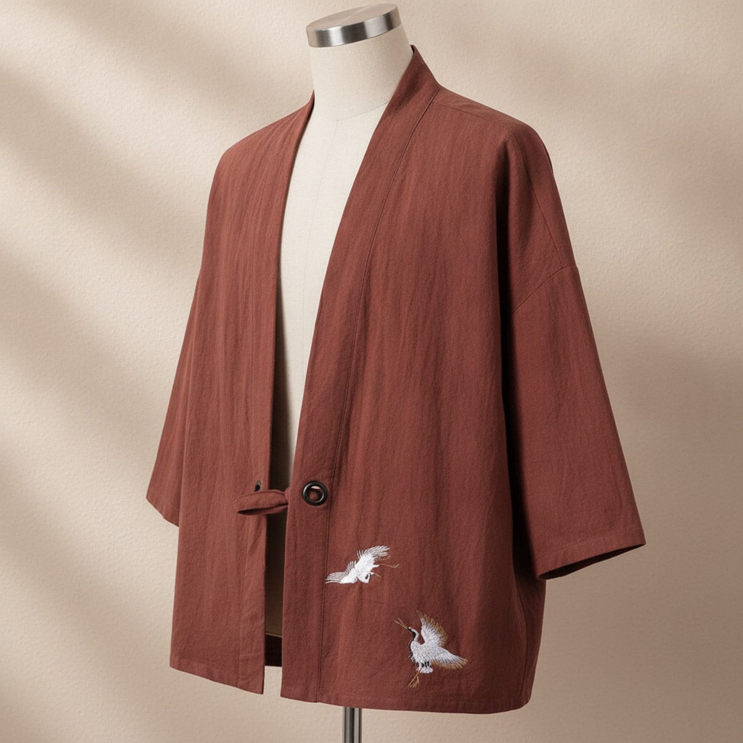 Robe Longue Ethnique Homme en Lin