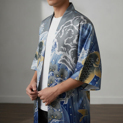 Kimono Homme Ukiyoe Streetwear Japonais