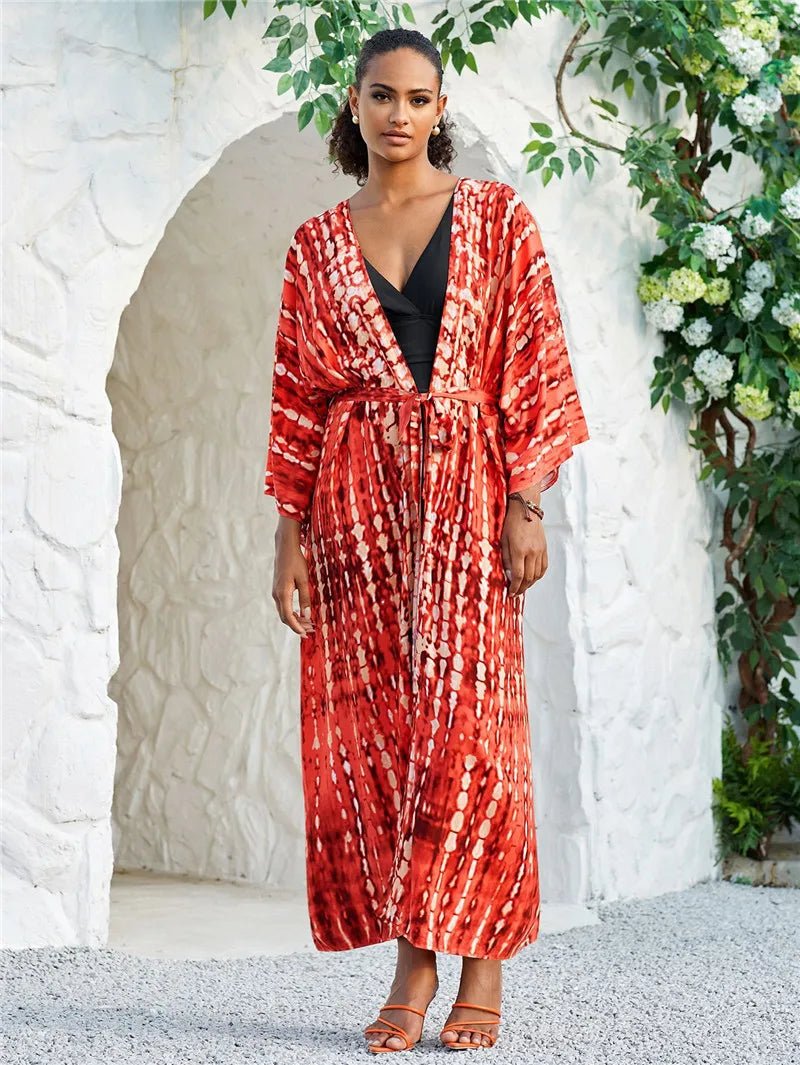 Cardigan Kimono Tie-Dye Femme – Violet - Kimono Zen