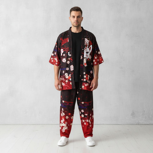 Ensemble Kimono Oversize Homme Style Japonais
