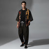 Costume Kimono Illustré Homme – Noir - XXS