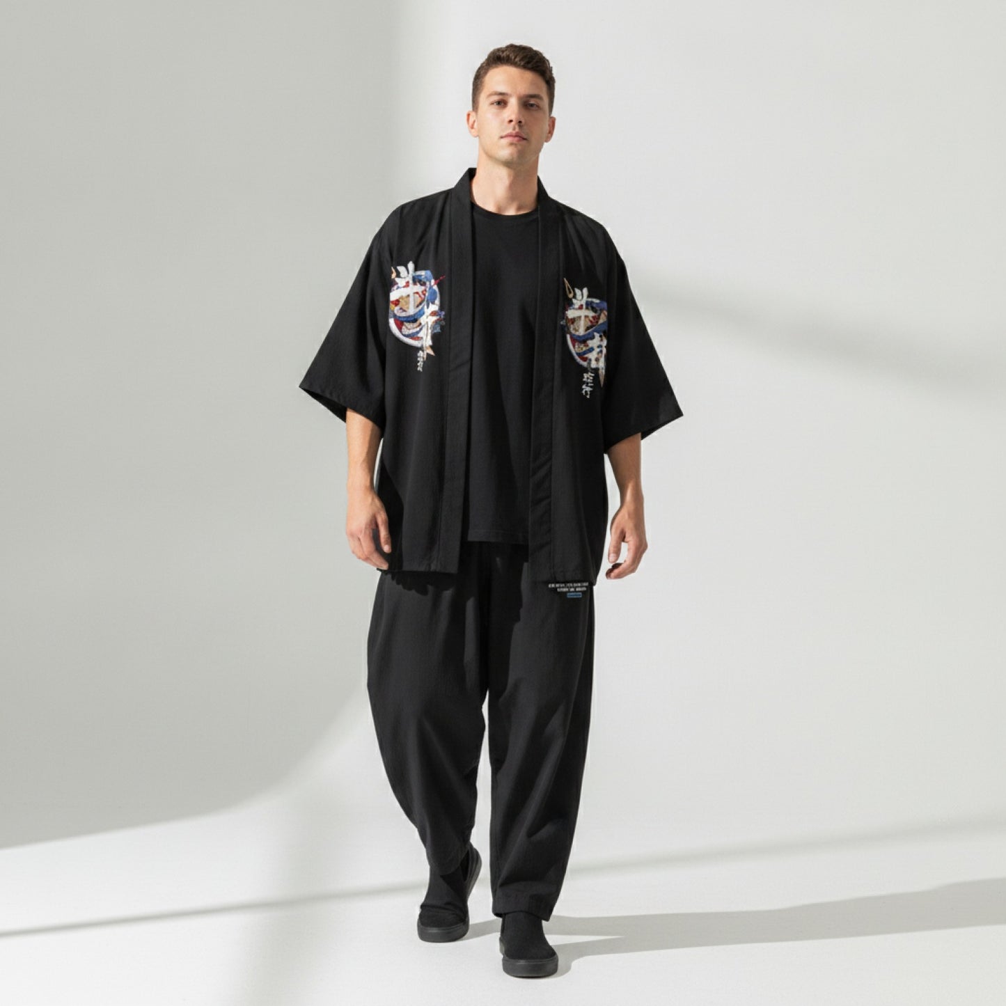 Ensemble Kimono Haori Homme : Style Japonais Oversize