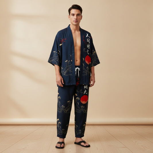 Ensemble Kimono Oversize Style Japonais
