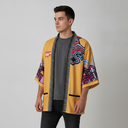 Cardigan Kimono Imprimé Rumi Zoey Mira Unisexe