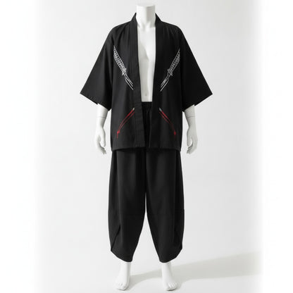 Ensemble Japonais Oversize Imprimé