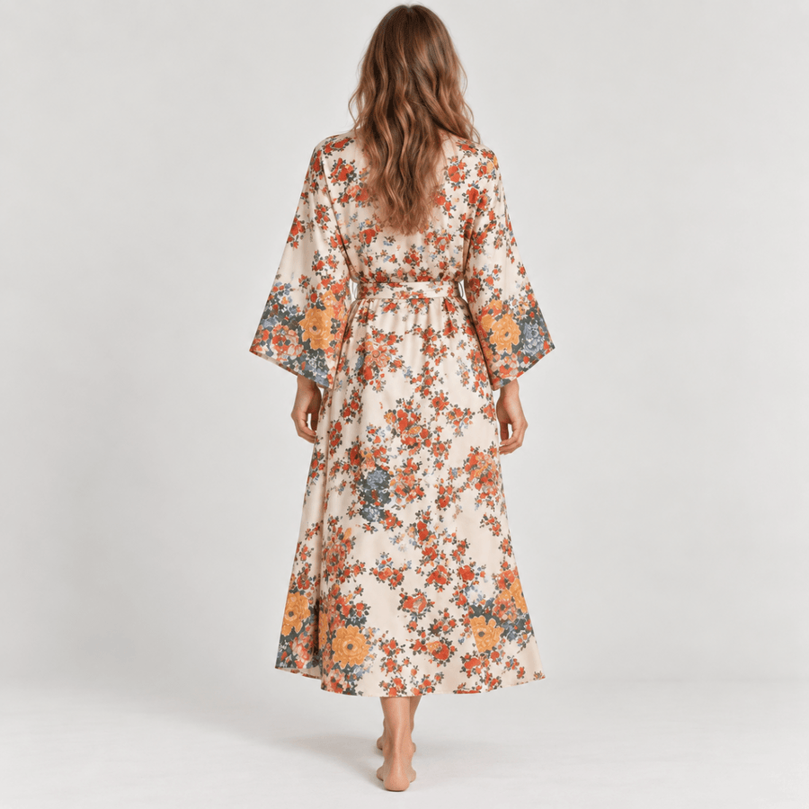 Haori Bohème | Beige - Kimono Zen