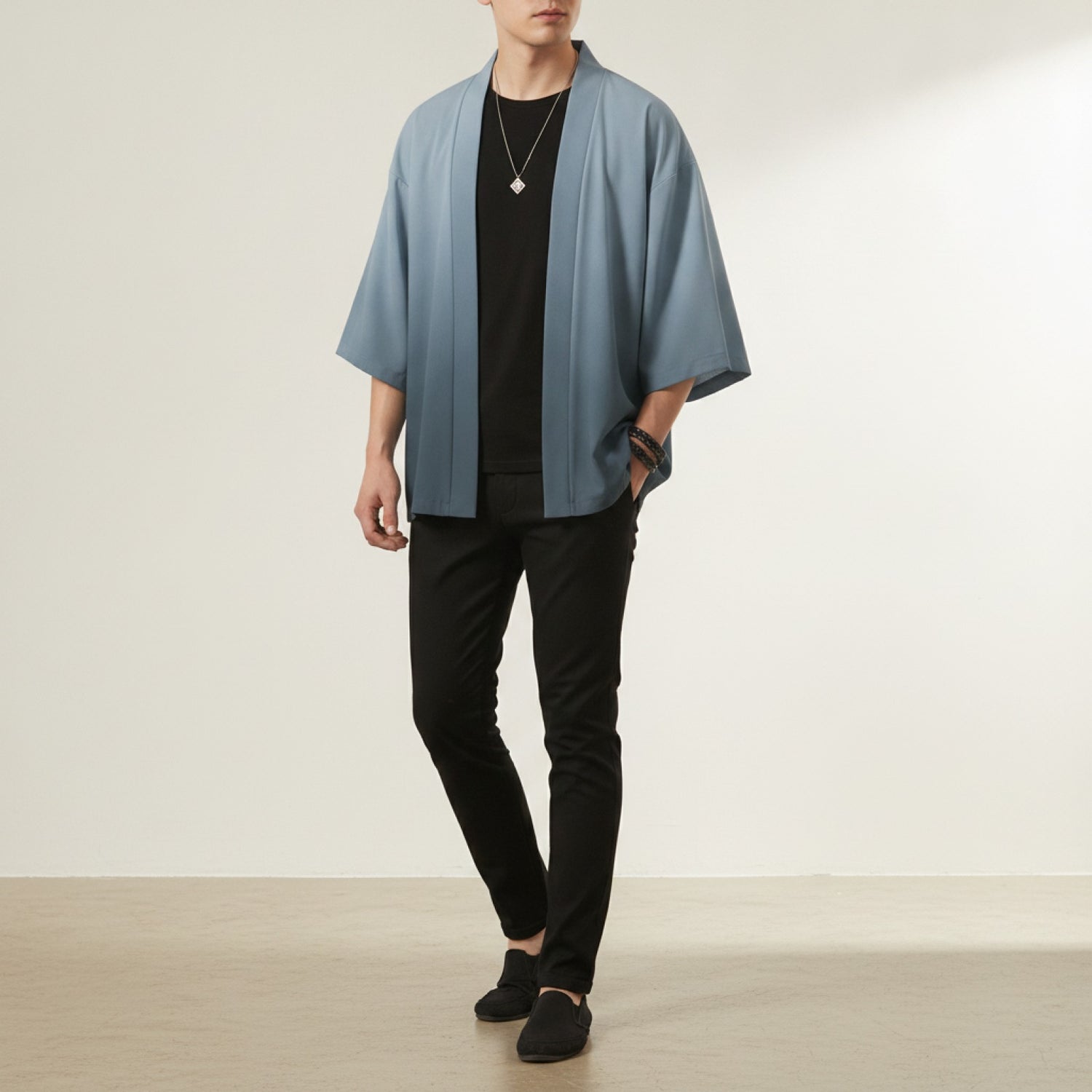 Kimono Homme Dégradé Ample Été