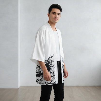 Kimono Ukiyoe Homme : Style Streetwear Japonais