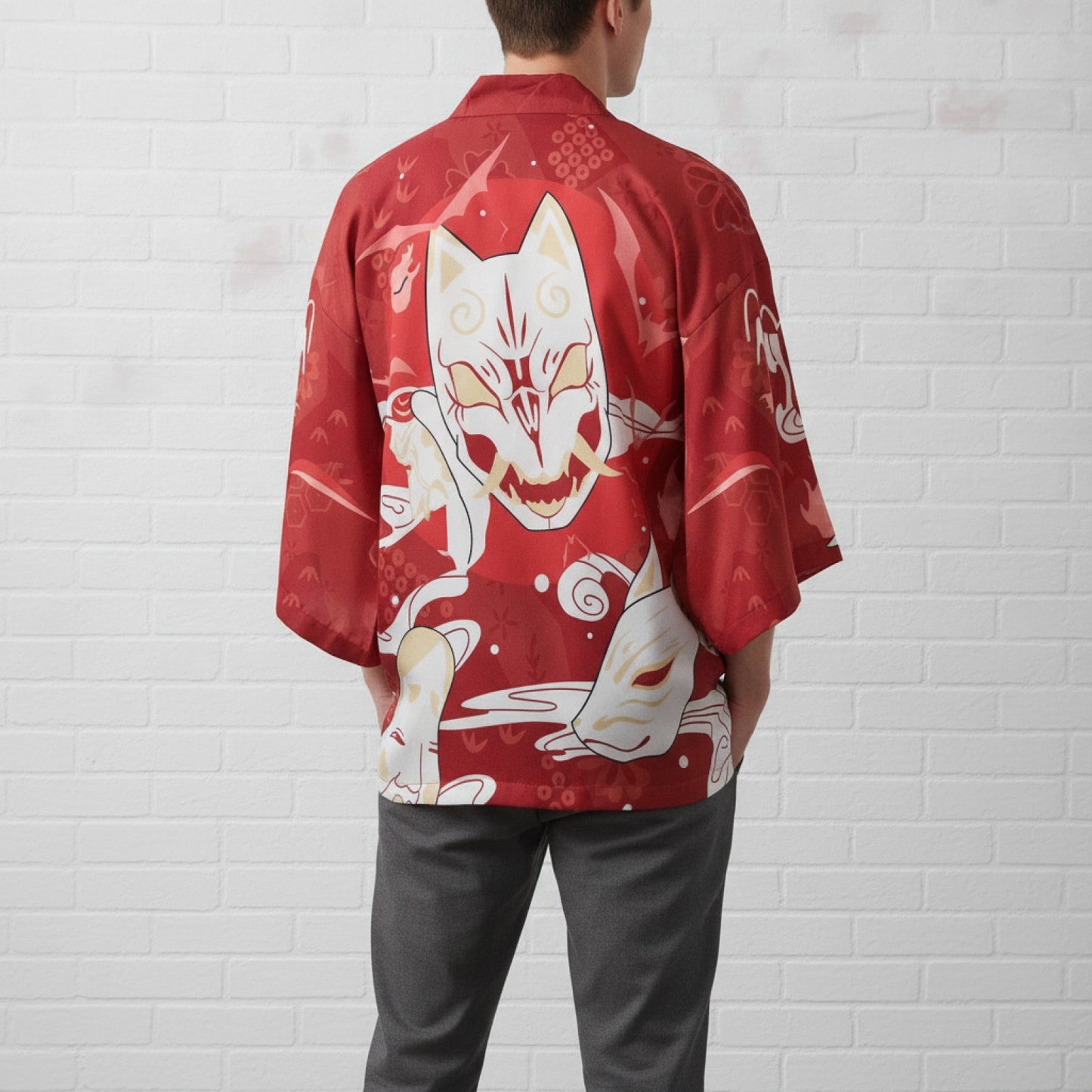 Kimono Sakura Inari Fox Unisexe