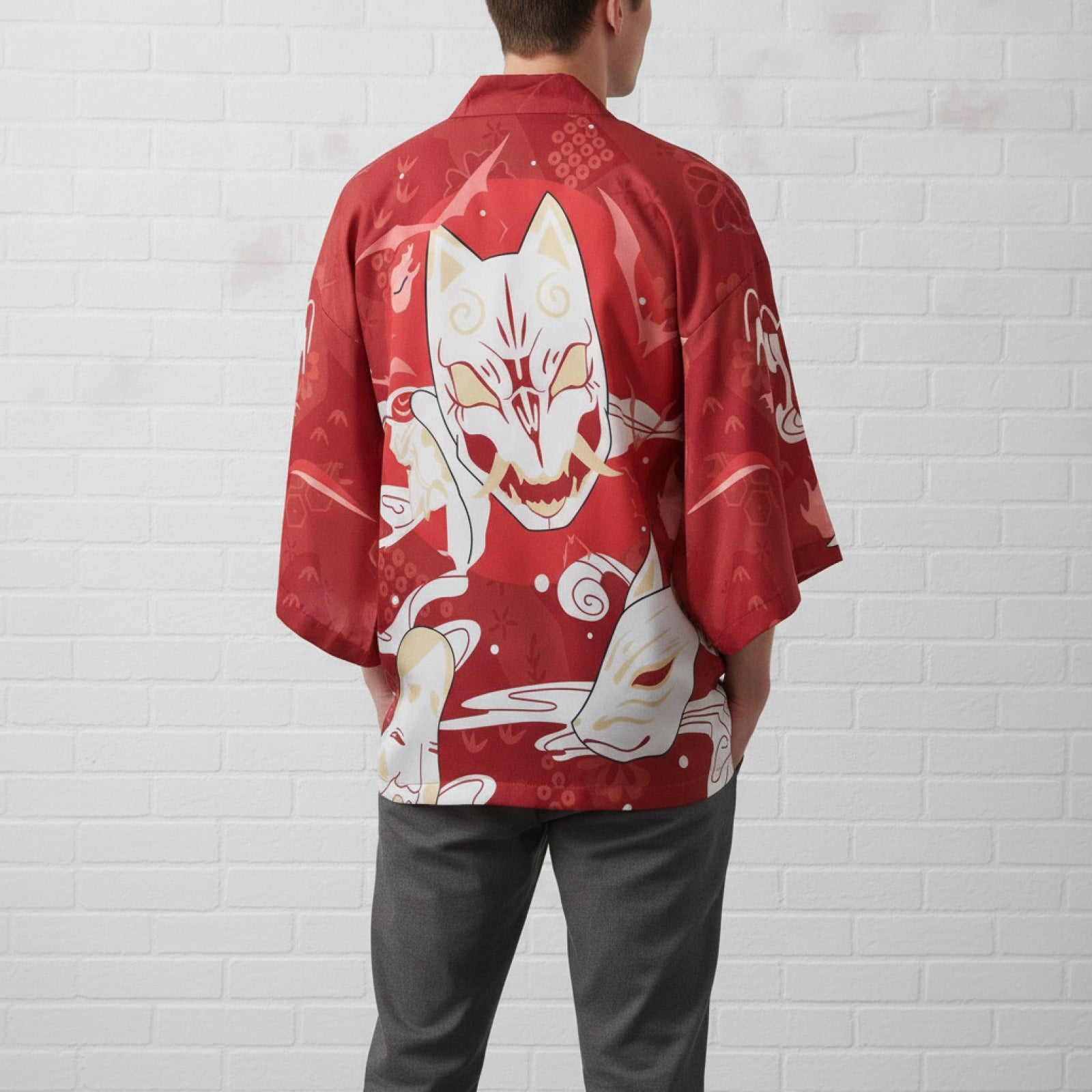Kimono Sakura Inari Fox Unisexe