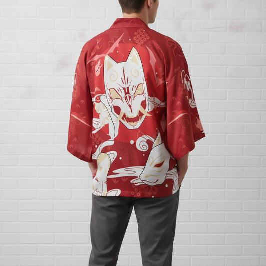 Kimono Sakura Inari Fox Unisexe