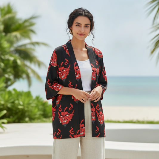 Robe Kimono Baleine Estivale