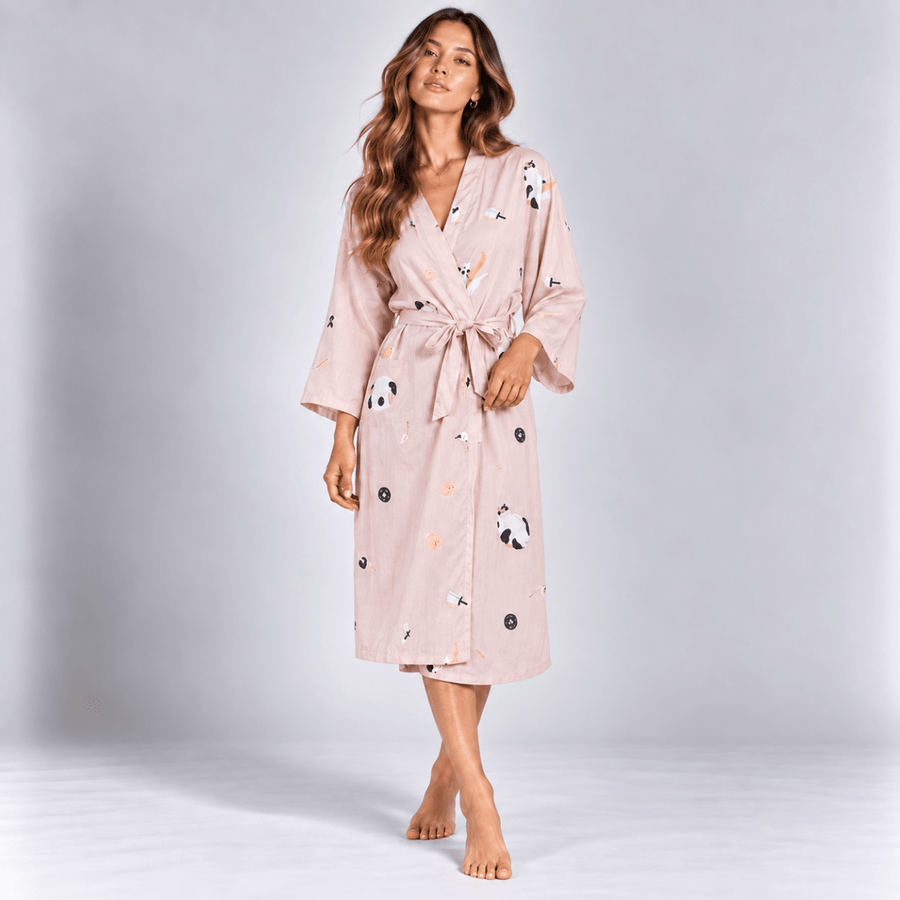 Pyjama Coton | Rose - Kimono Zen
