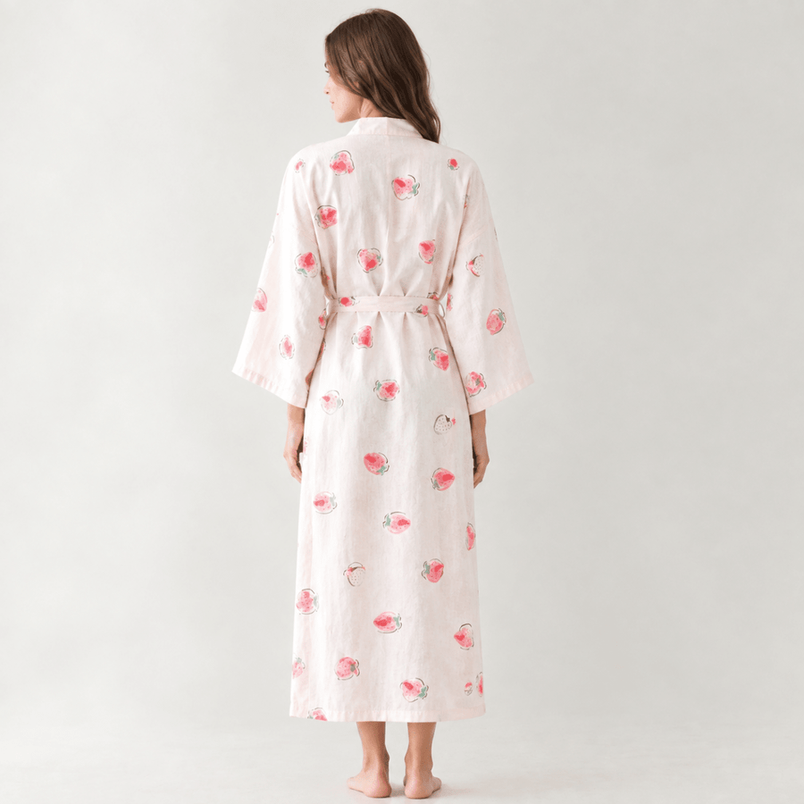 Pyjama Fraises | Rose - Kimono Zen