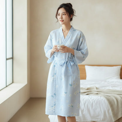 Kimono Gaze de Coton Douceur Japonaise