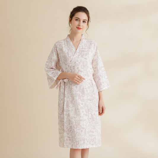 Pyjama Kimono Gaze de Coton Douceur Japonaise