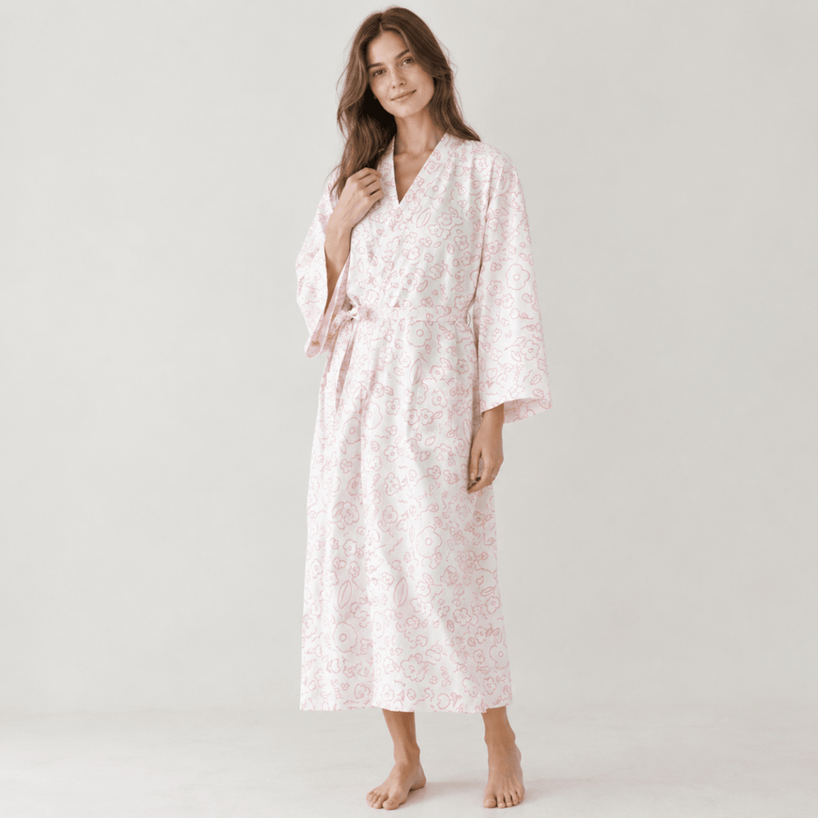 Pyjama Yukata | Rose - Kimono Zen