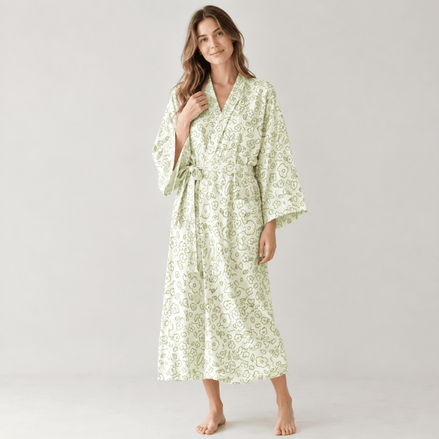 Pyjama Yukata | Vert - Kimono Zen