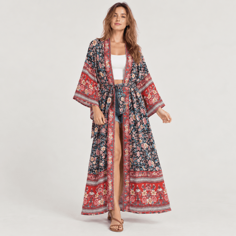 Robe Bohème | Violet - Kimono Zen