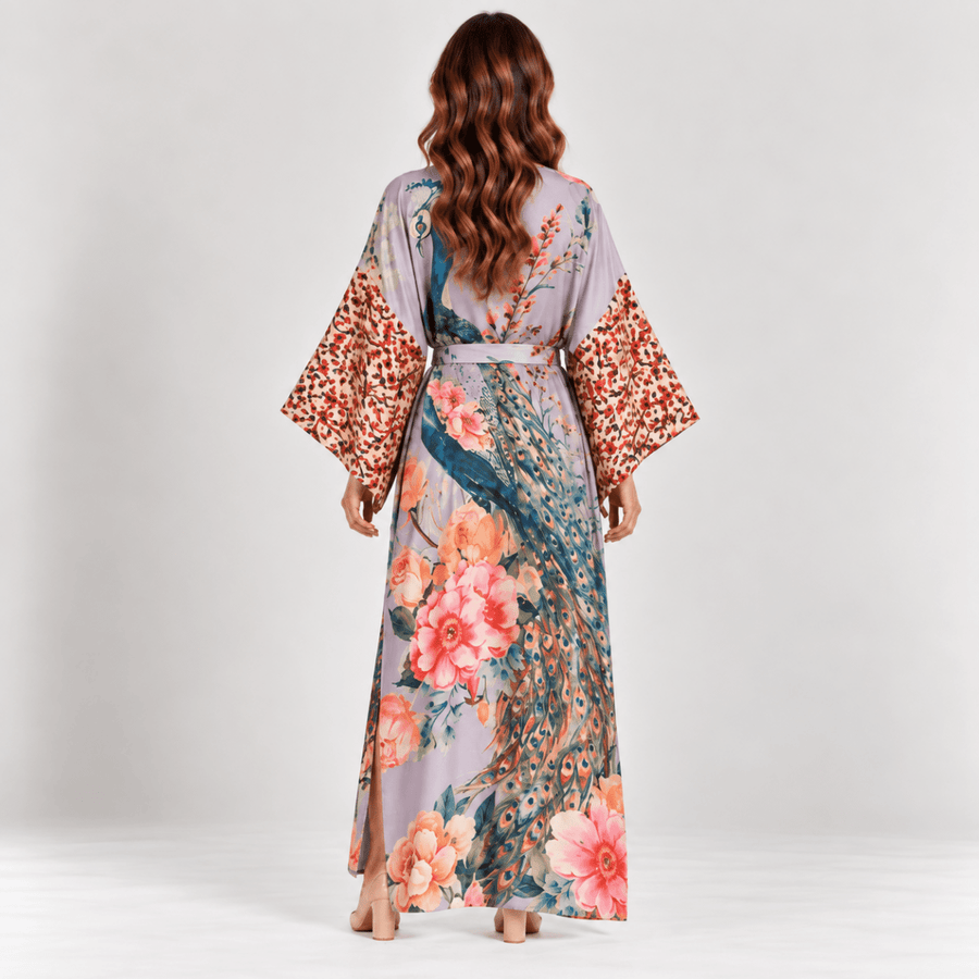 Robe Paon | Violet - Kimono Zen